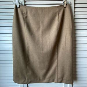 Talbots wool skirt  tan size 6